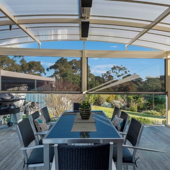 Ziptrak outdoor blind -  photos